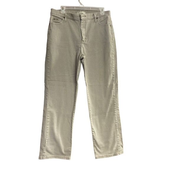 LEE Relaxed Straight Leg Jeans Size 14 Inseam 29” Gray - Picture 1 of 10